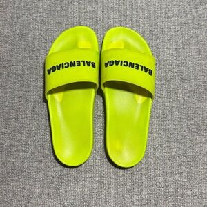 Balenciaga Neon Yellow Slides